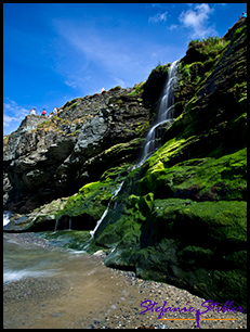 Wasserfall Tintagel Castle