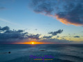 Sonnenuntergang vor Aruba