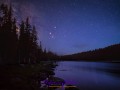 Nachthimmel über West Tensleep Lake