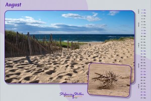 Kalender Sand - August