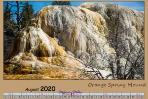 Kalender Yellowstone - August