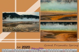 Kalender Yellowstone - Juli