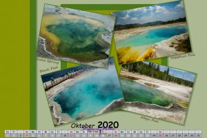 Kalender Yellowstone - Dezember