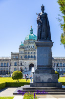 Queen Victoria Statue in Victoria