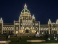 Legislative Assembly of British Columbia by night