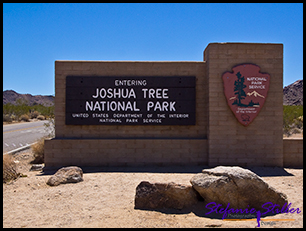 Joshua Tree NP Sign