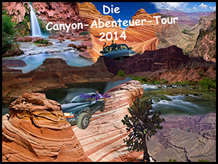 Collage Canyon-Abenteuer