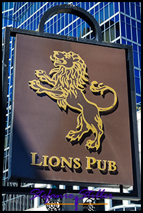 Lions Pub Sign