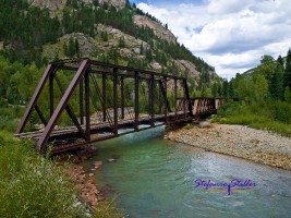 Alte Eisenbahnbrücke zwischen Durango und Silverton