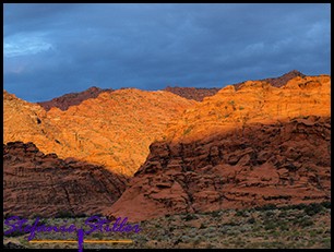 Sonnenuntergang im Snow Canyon Sonnenuntergang im Snow Canyon