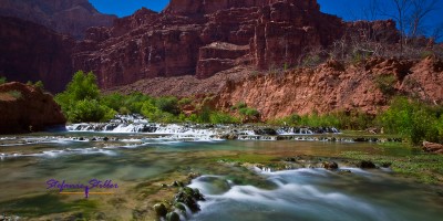 Kaskaden der Navajo Falls