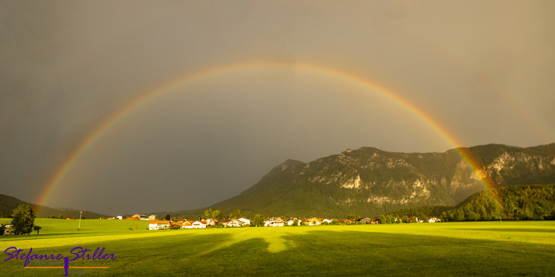 Rainbow over Inzell
