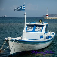 Postkartenodylle - kleines griechisches Boot