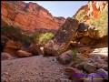 Steinblöcke im Canyon