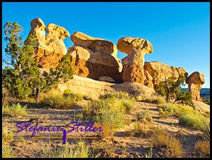 807 Devils Steinskulpur 807 Devils Steinskulpur