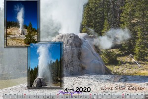 Kalender Yellowstone - April