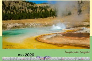 Kalender Yellowstone - März